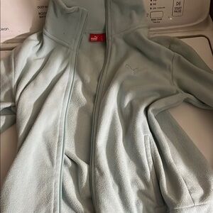 Puma Light Blue Fleece Jacket